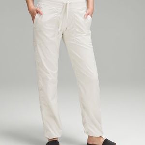 Dance Studio mid rise full length pant- lined, size 8 light grey